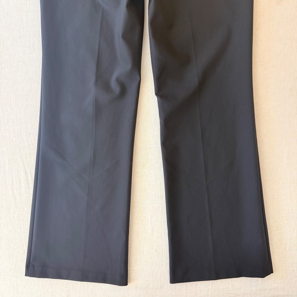 Rachel Zoe Sailor Button Flare Leg Trousers Women Size 8 Black - Picture 7 of 9